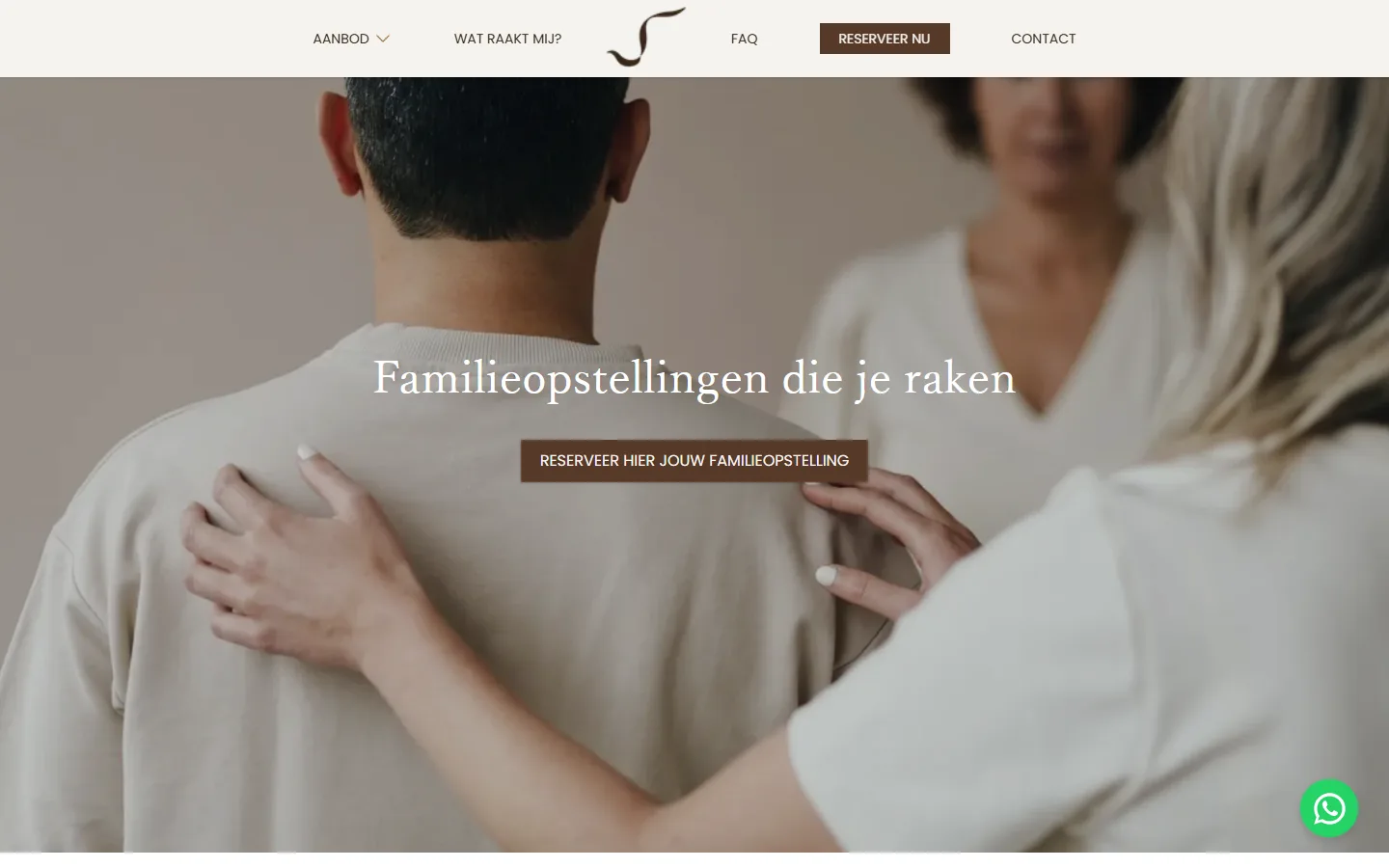 De website van Raakbaar, gemaakt met Appset